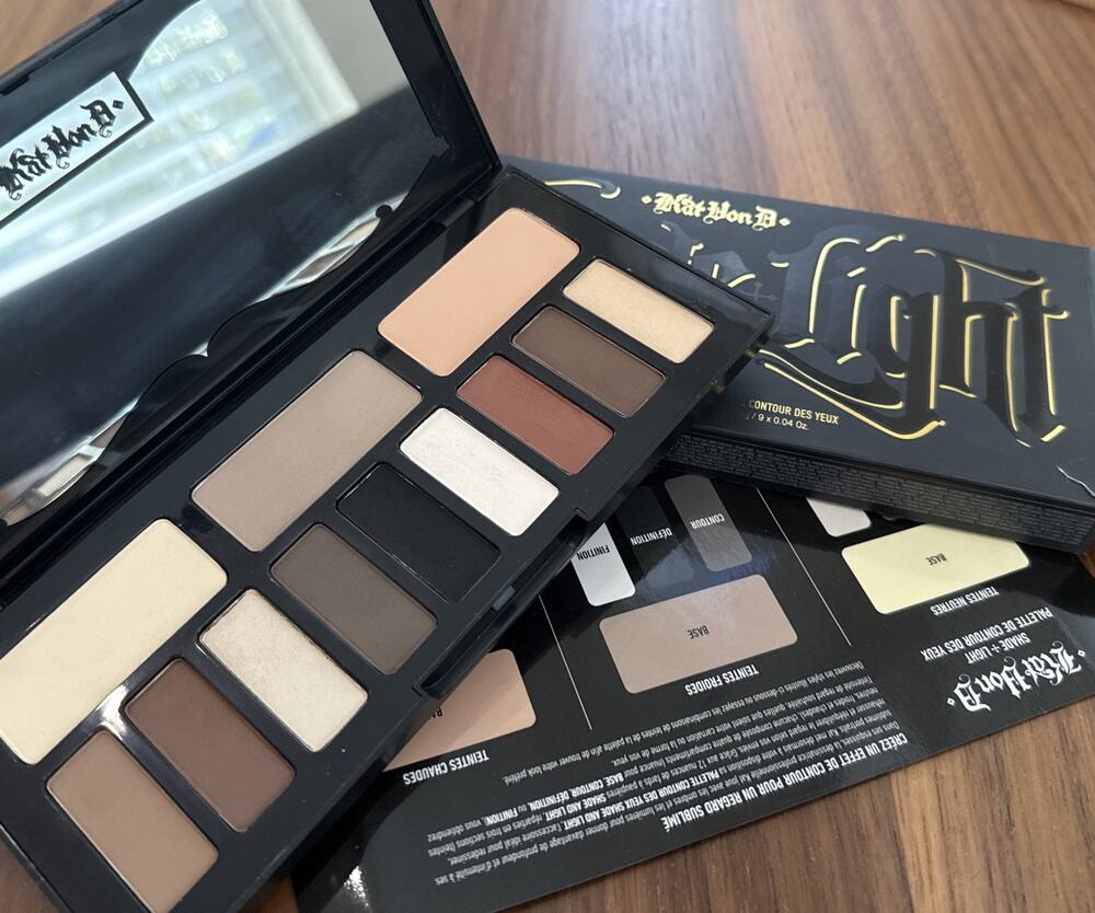Kat Von D Shade + Light Eye Contour Palette Multi Matte Neutral Eyeshadow RARE